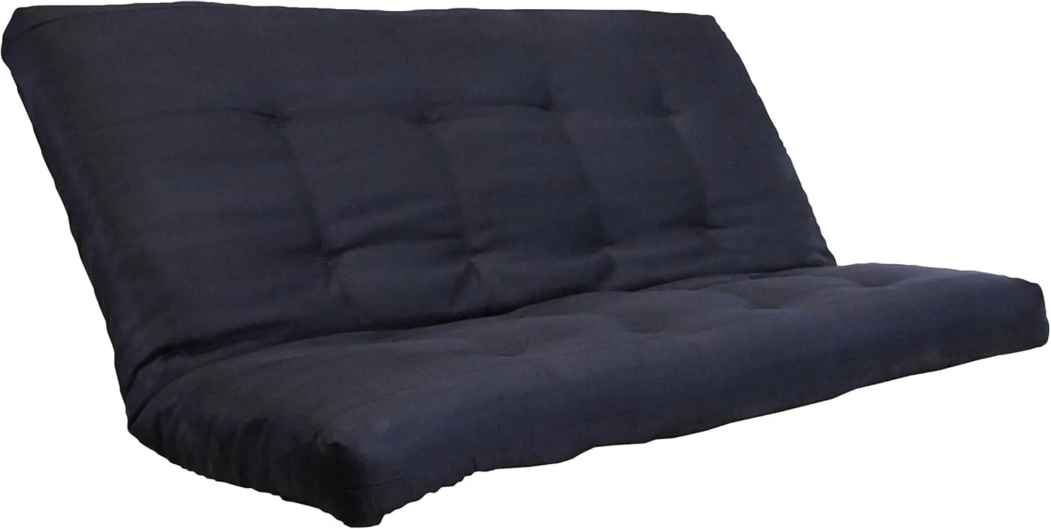 Kodiak Furniture Suede Black Queen-size Futon Mattress Only
