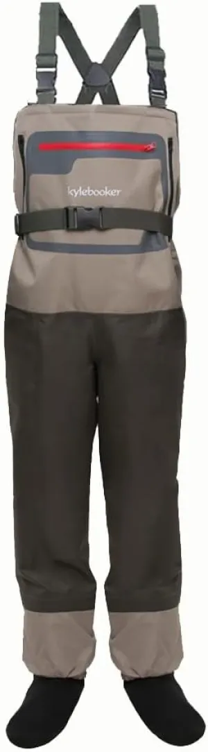 Kylebooker Breathable Neoprene Stockingfoot Fishing Chest Wader