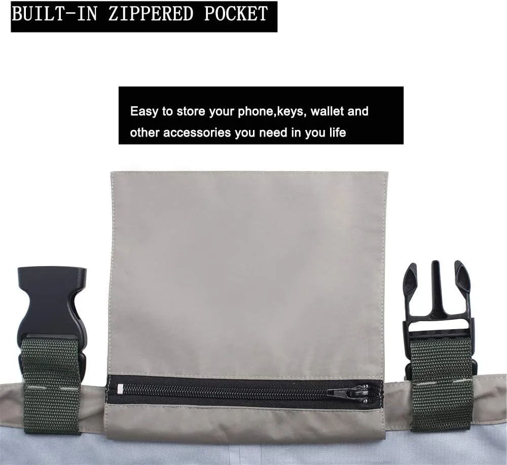 Kylebooker Breathable Neoprene Stockingfoot Fishing Chest Wader