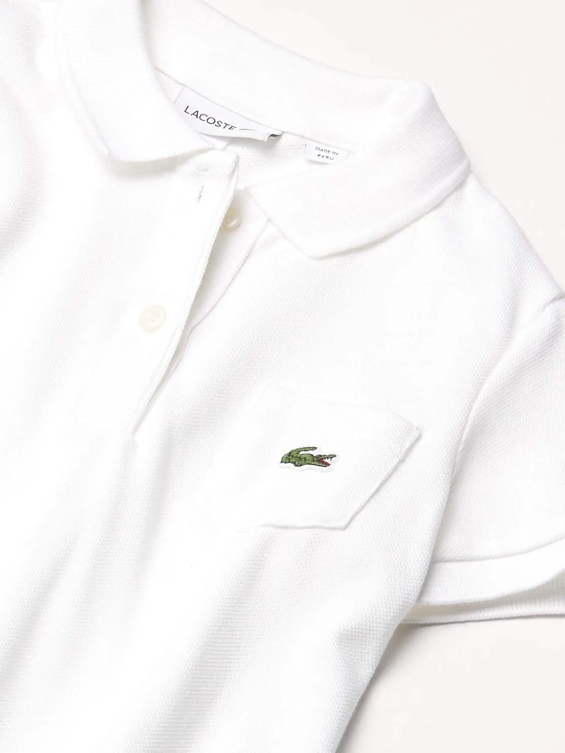 Lacoste Girls' Cotton Polo Dress