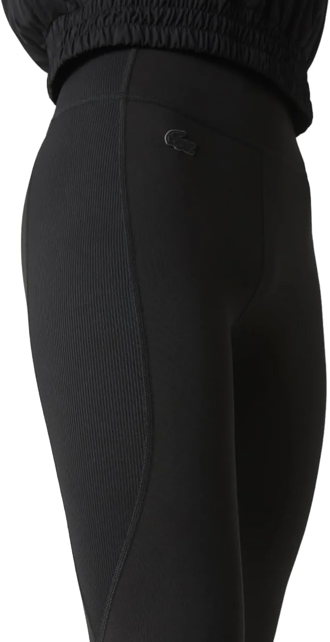 Lacoste Women's Sport Colour Block Knit Effect Leggings