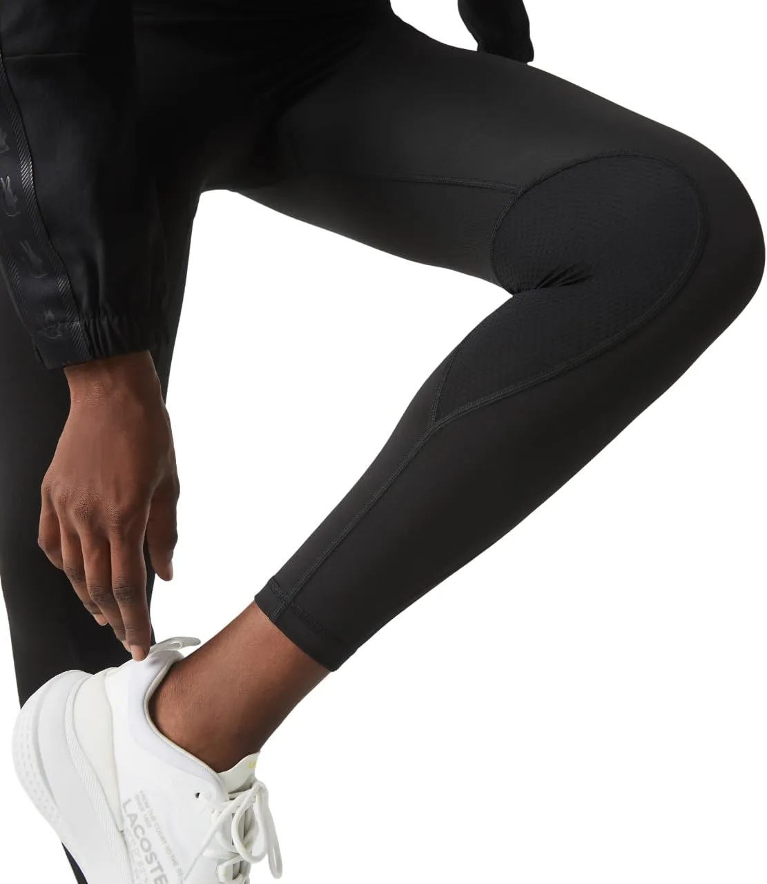 Lacoste Women's Sport Colour Block Knit Effect Leggings