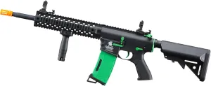 Lancer Tactical Gen 2 New Evo M4 High FPS Color Accent Airsoft AEG Rifle Metal Gear with High Speed Magazine, Battery, Charger & 1000 Rounds BB Included