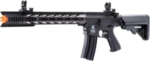 Lancer Tactical Gen 2 SPR Interceptor LT-25 AEG Aerosoft Gun, Black, Low FPS (LT-25BL-G2)
