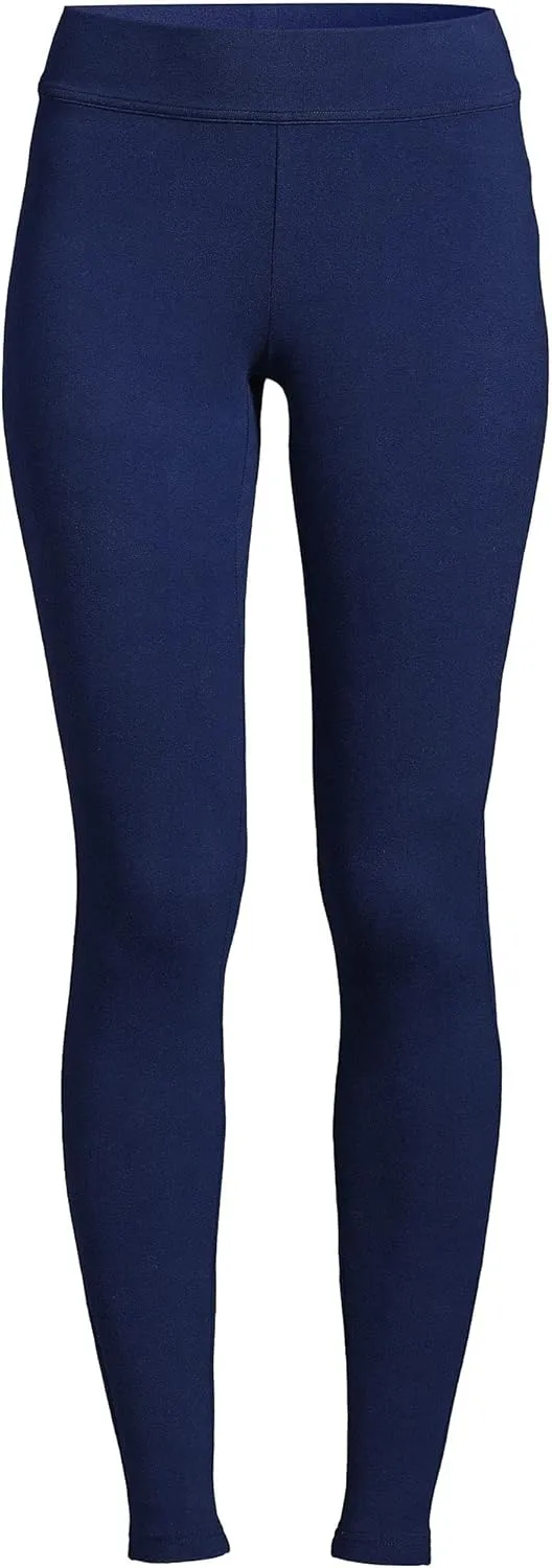 Lands' End Women's Starfish Mid Rise Knit Leggings