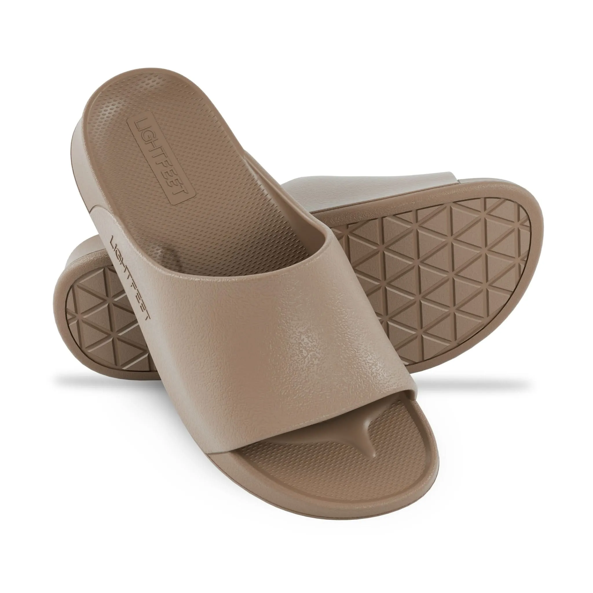 Latte - Single Strap Slides