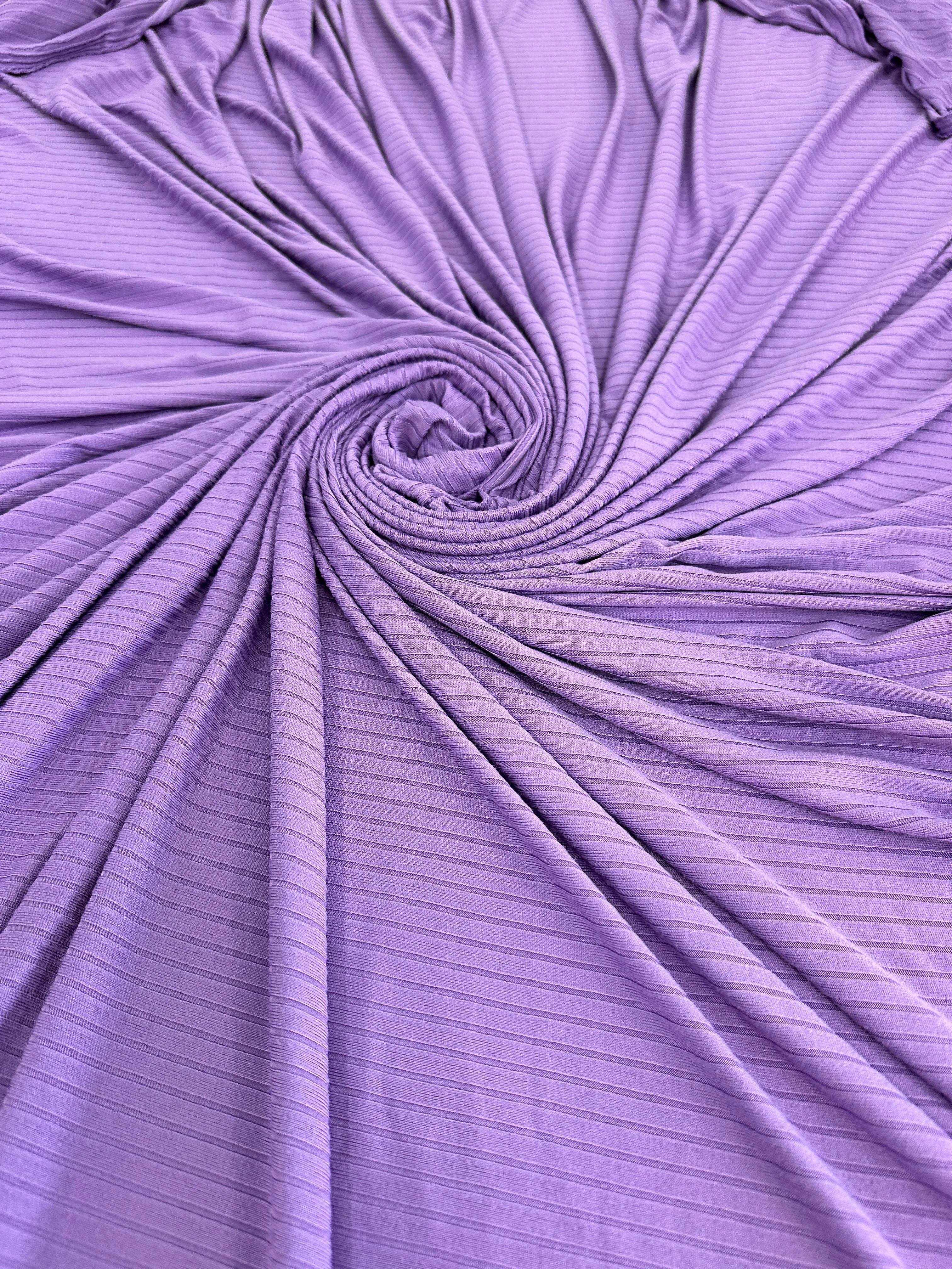 Lavender Rib Knit
