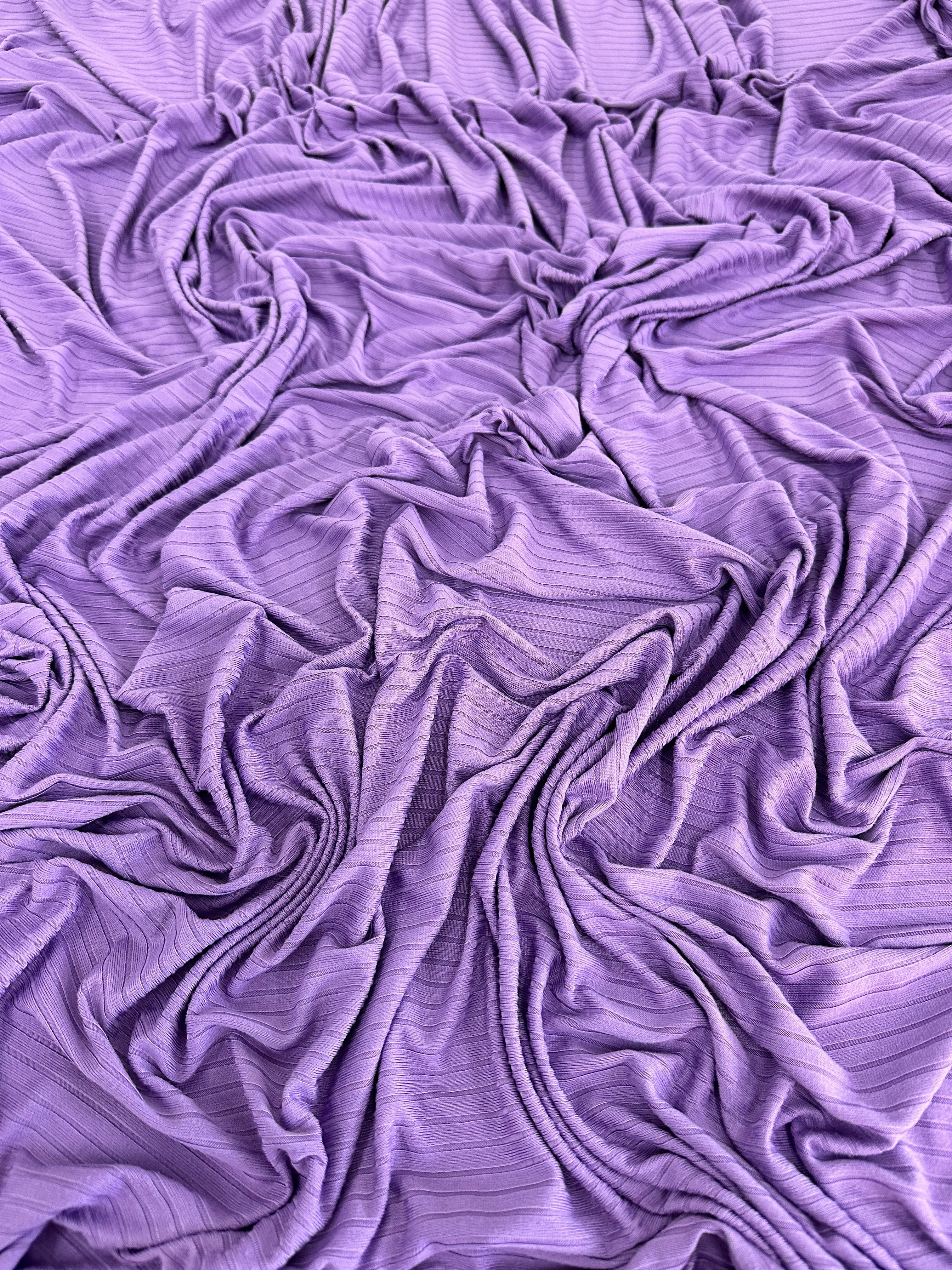 Lavender Rib Knit