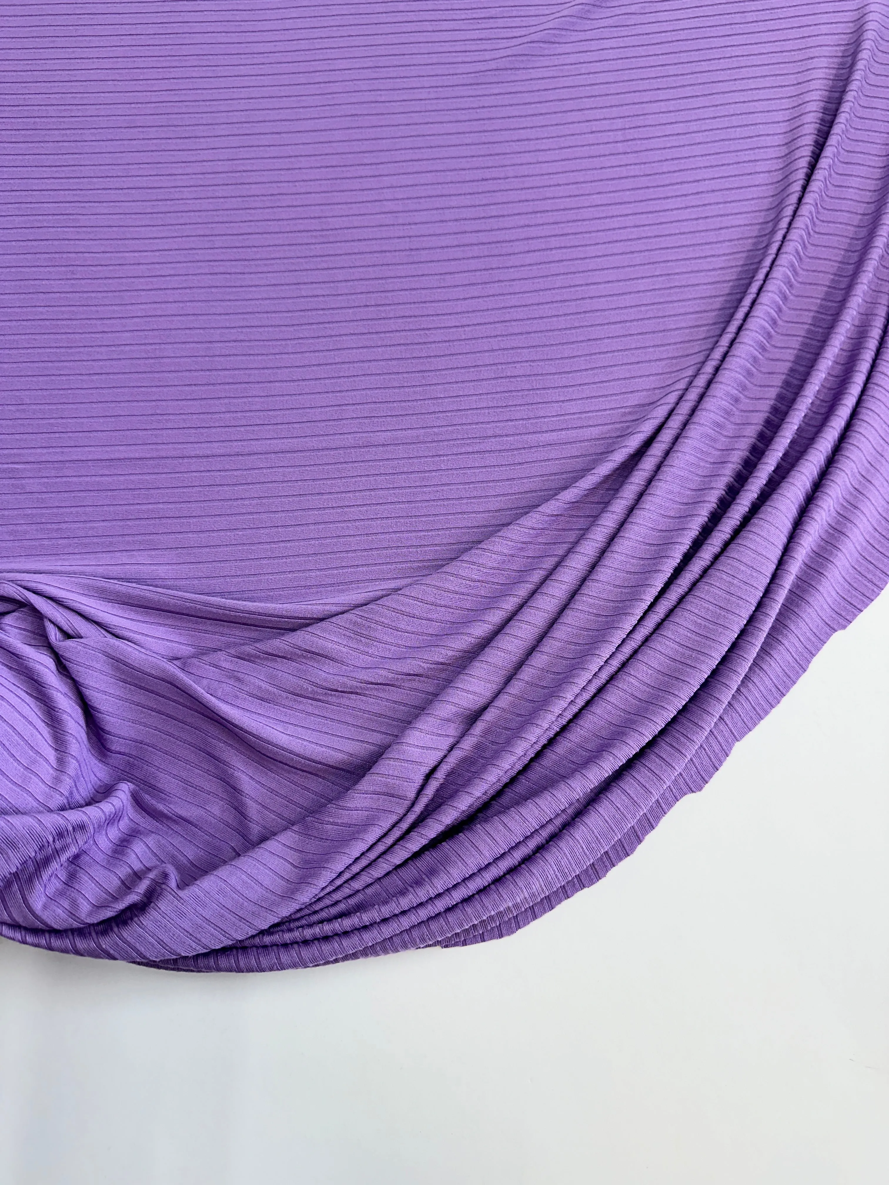 Lavender Rib Knit