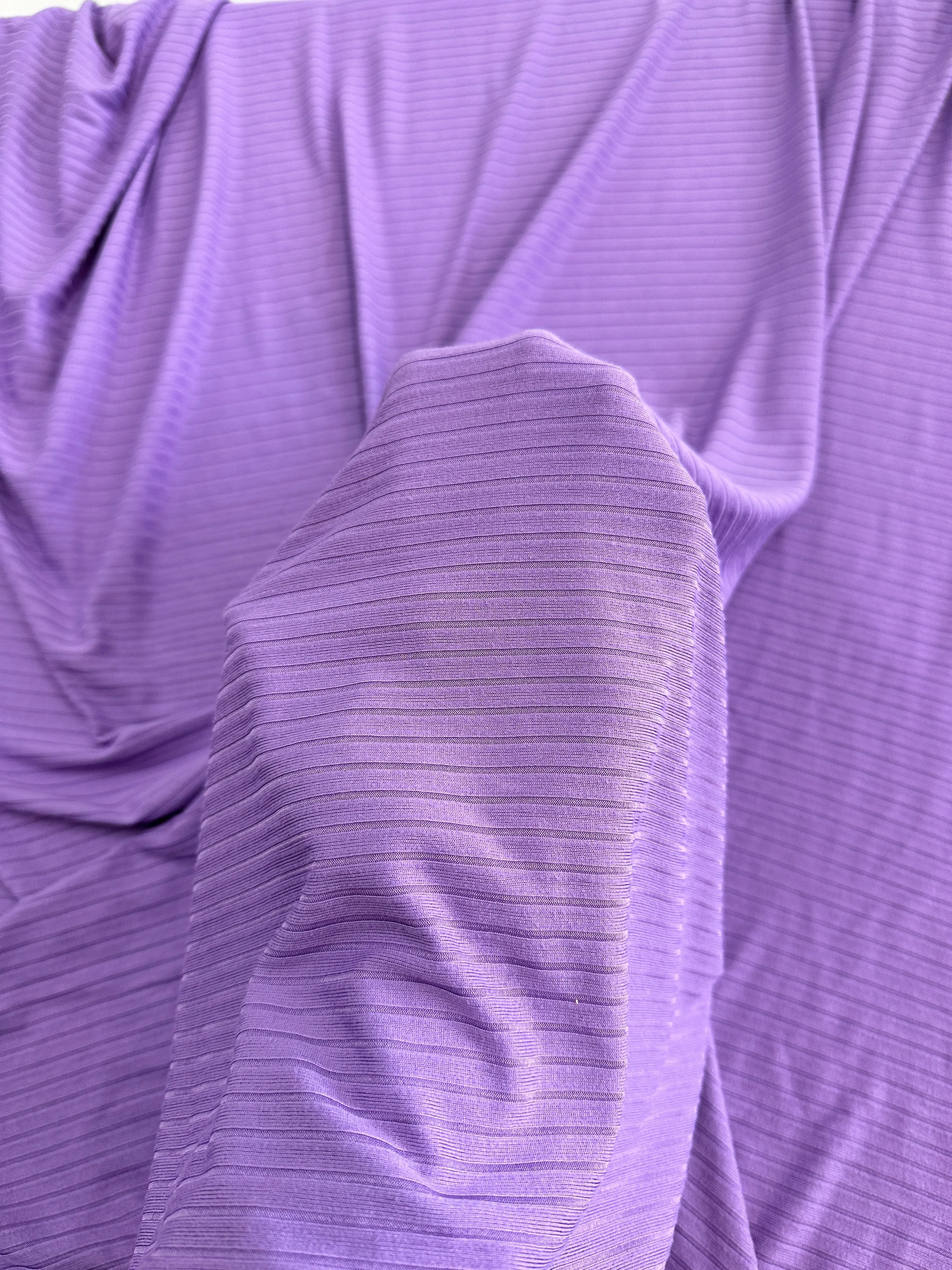 Lavender Rib Knit