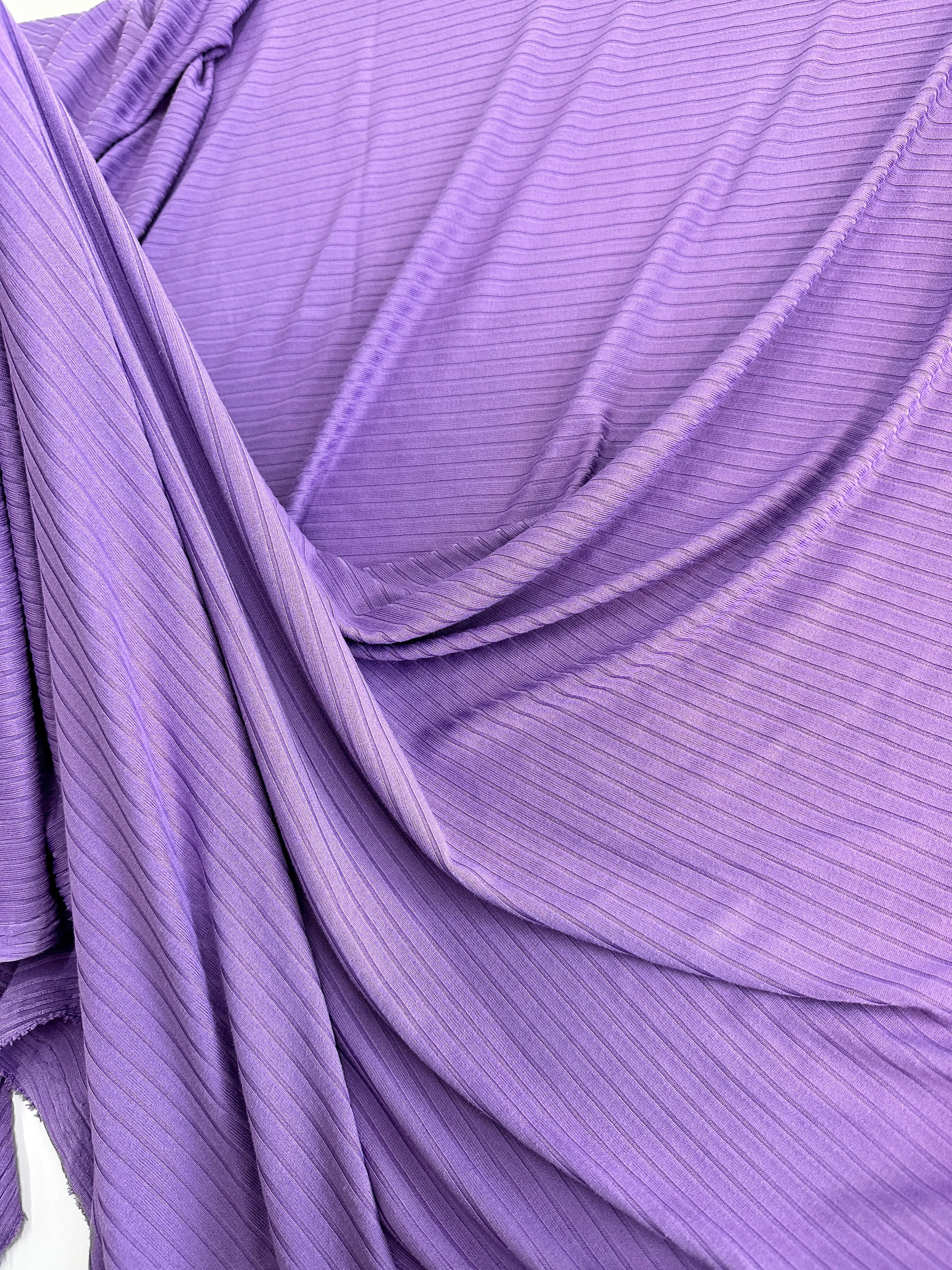 Lavender Rib Knit