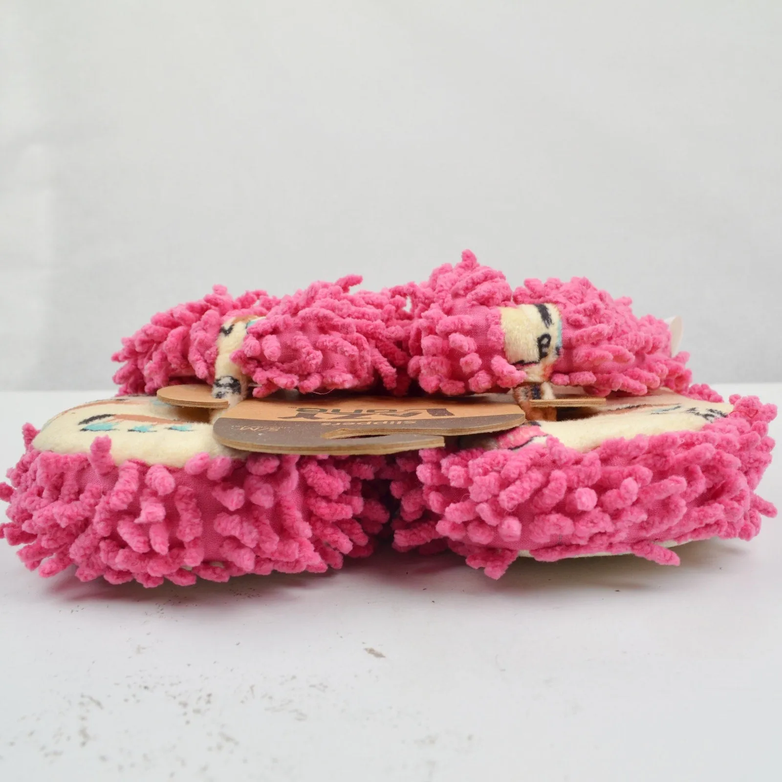 Lazy One Horse Booty Sleep Pink Thick Flip Flop Slippers S/M 4-6 - NEW