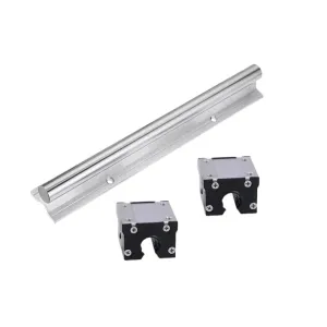 Linear Guides, Linear Sliding Guide Rail and Slide 1pcs SBR30 Linear Guides Length 150-1000mm   2pcs SBR30UU Dust-Proof Slider Bearing Milling Parts(450mm)