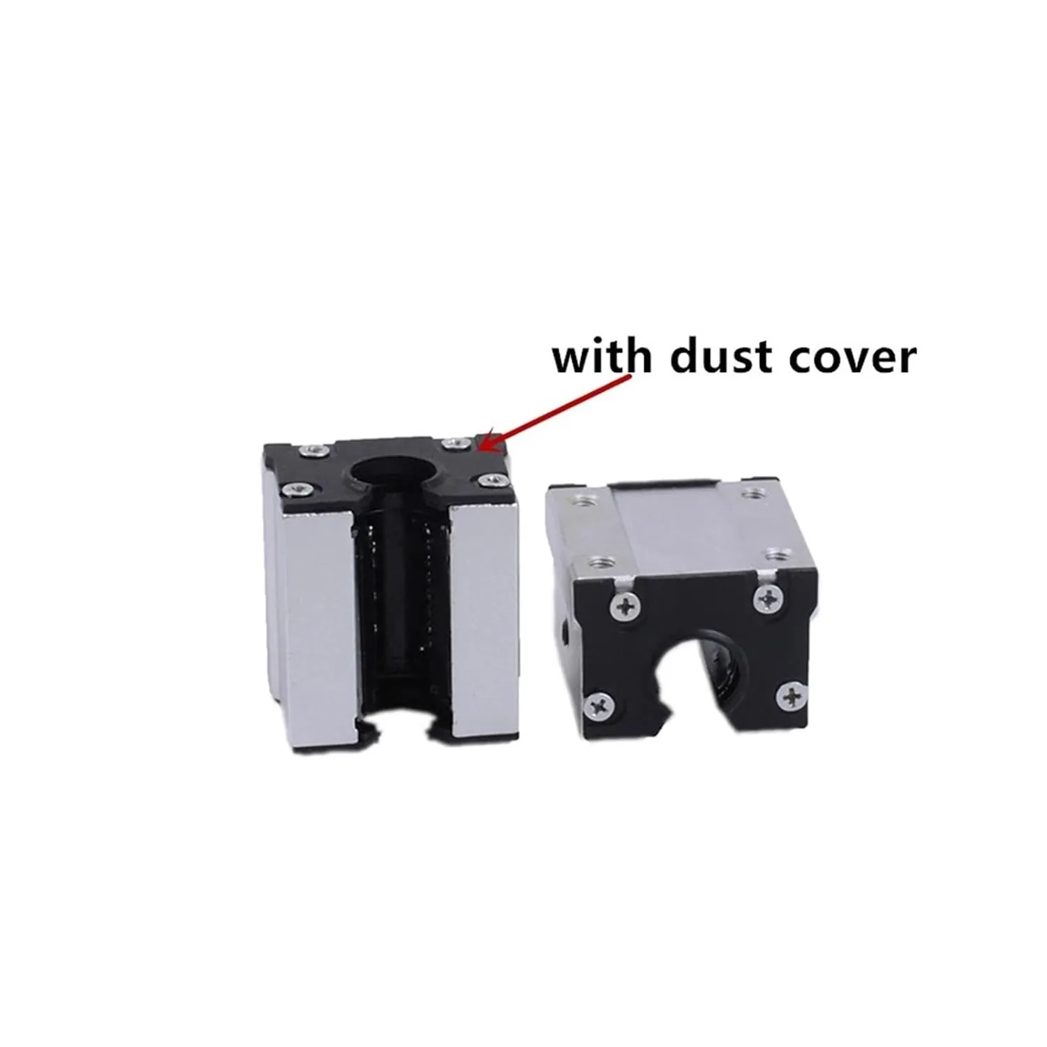 Linear Guides, Linear Sliding Guide Rail and Slide 1pcs SBR30 Linear Guides Length 150-1000mm   2pcs SBR30UU Dust-Proof Slider Bearing Milling Parts(450mm)