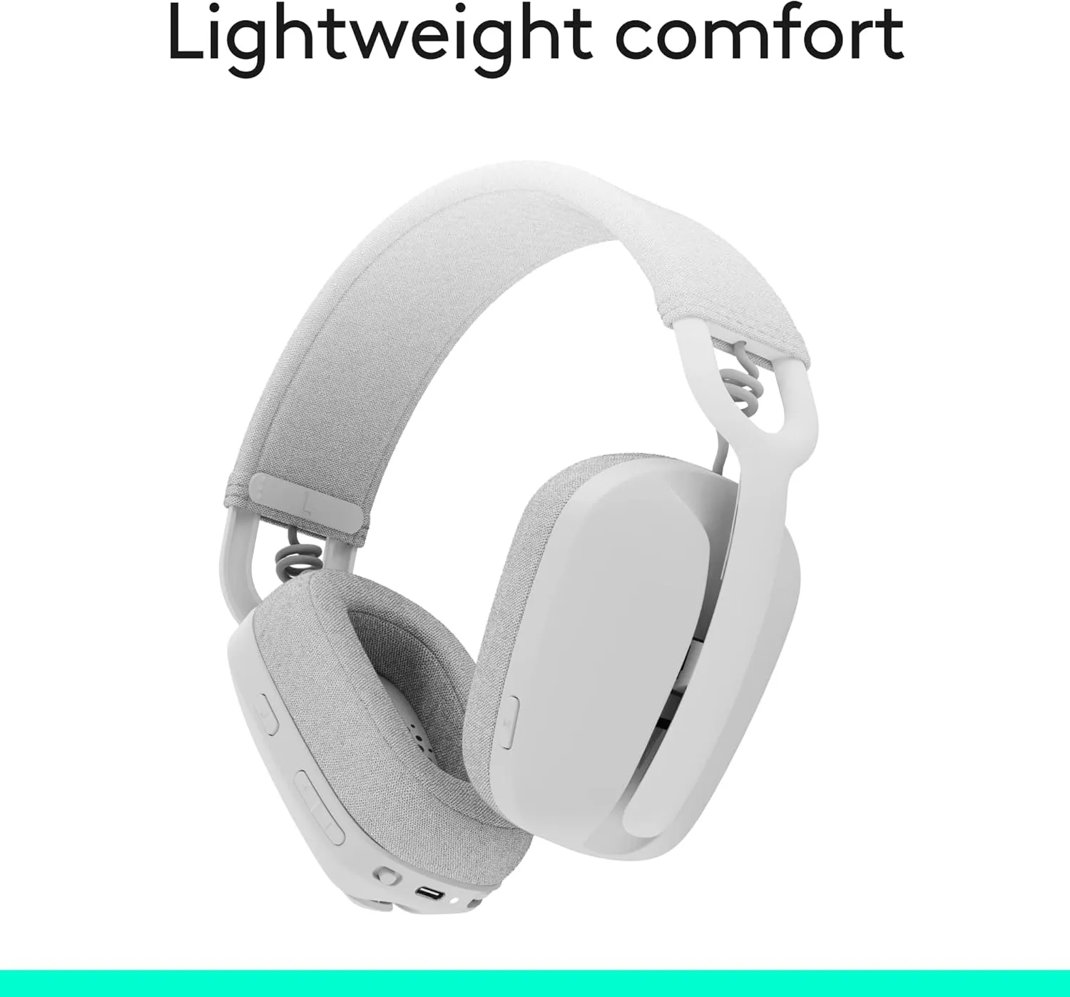 Logitech Zone Vibe 100 Headset Wireless Head-Band, W128277661 (Wireless Head-Band Calls/Music Bluetooth White)