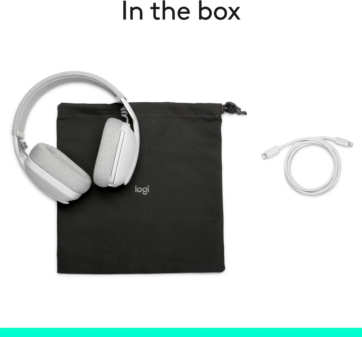 Logitech Zone Vibe 100 Headset Wireless Head-Band, W128277661 (Wireless Head-Band Calls/Music Bluetooth White)