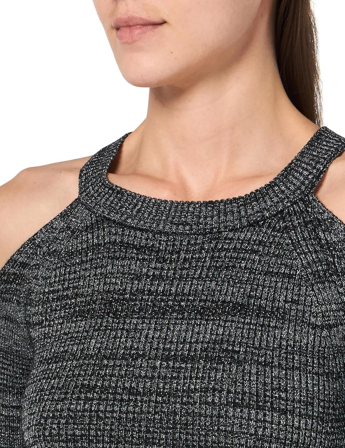 London Times Women's Knit Lurex Shine Dressy Occasion Event Sweater Dress