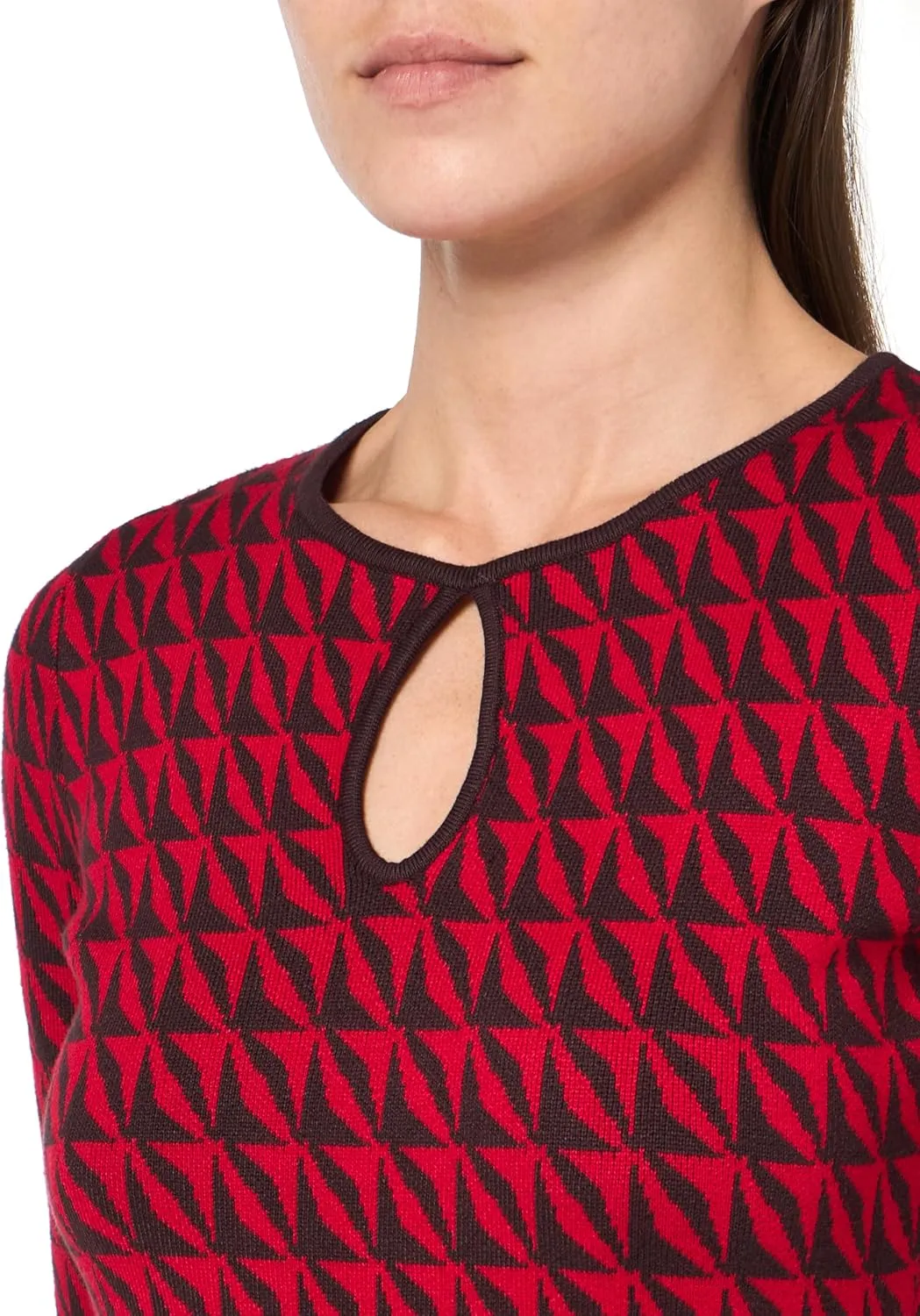 London Times Women's Knit Sweater Fall Boot Dress