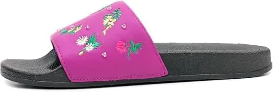 Luckers Women Tropical EVA Floral Slide Sandals