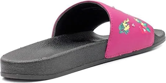 Luckers Women Tropical EVA Floral Slide Sandals