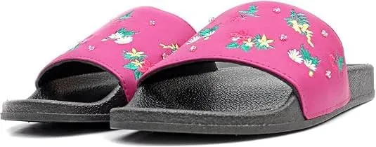 Luckers Women Tropical EVA Floral Slide Sandals
