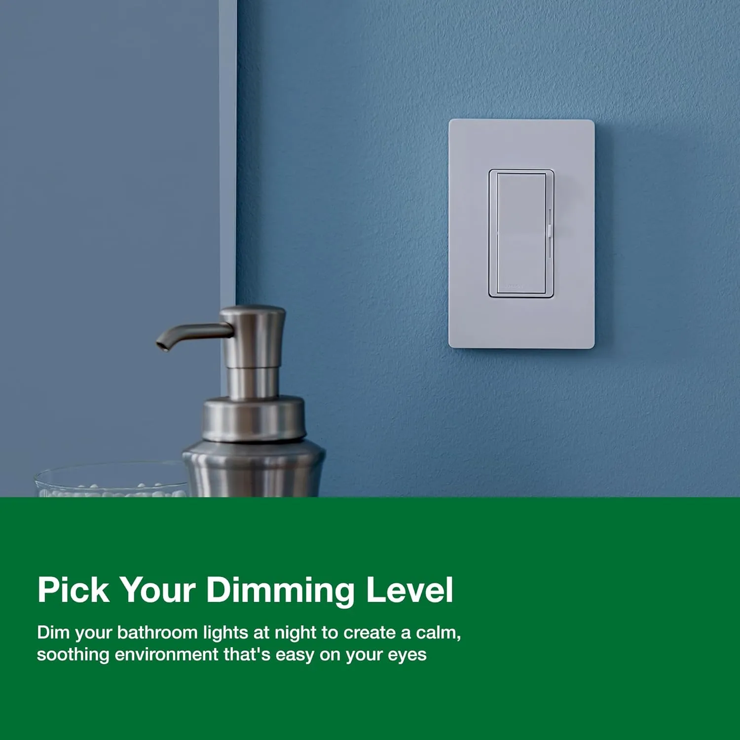 Lutron Diva LED  Dimmer Switch for Dimmable LED, Halogen and Incandescent Bulbs, 150 Watt, Single-Pole or 3-Way, DVCL-153P-BR, Brown