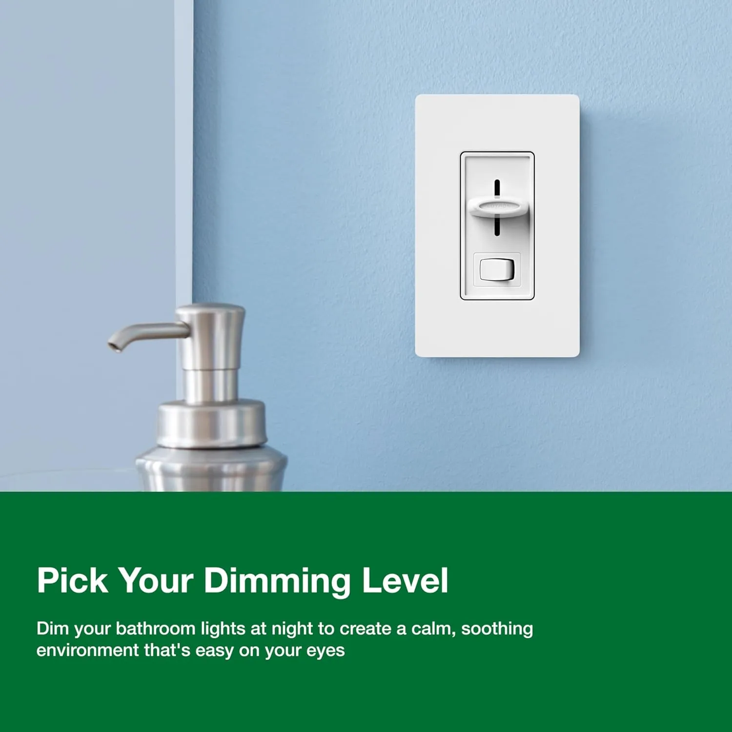 Lutron Skylark LED  Dimmer Switch for Dimmable LED, Halogen and Incandescent Bulbs | 150W/Single-Pole or 3-Way | SCL-153P-BR | Brown