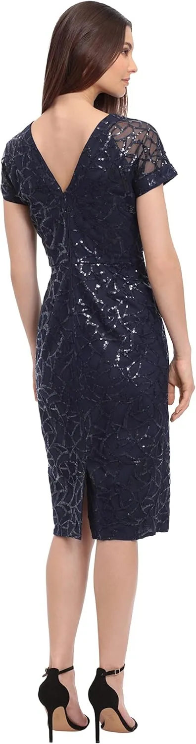 Maggy London Women's Illusion Dress Occasion Event Party Holiday Cocktail Guest of Wedding.