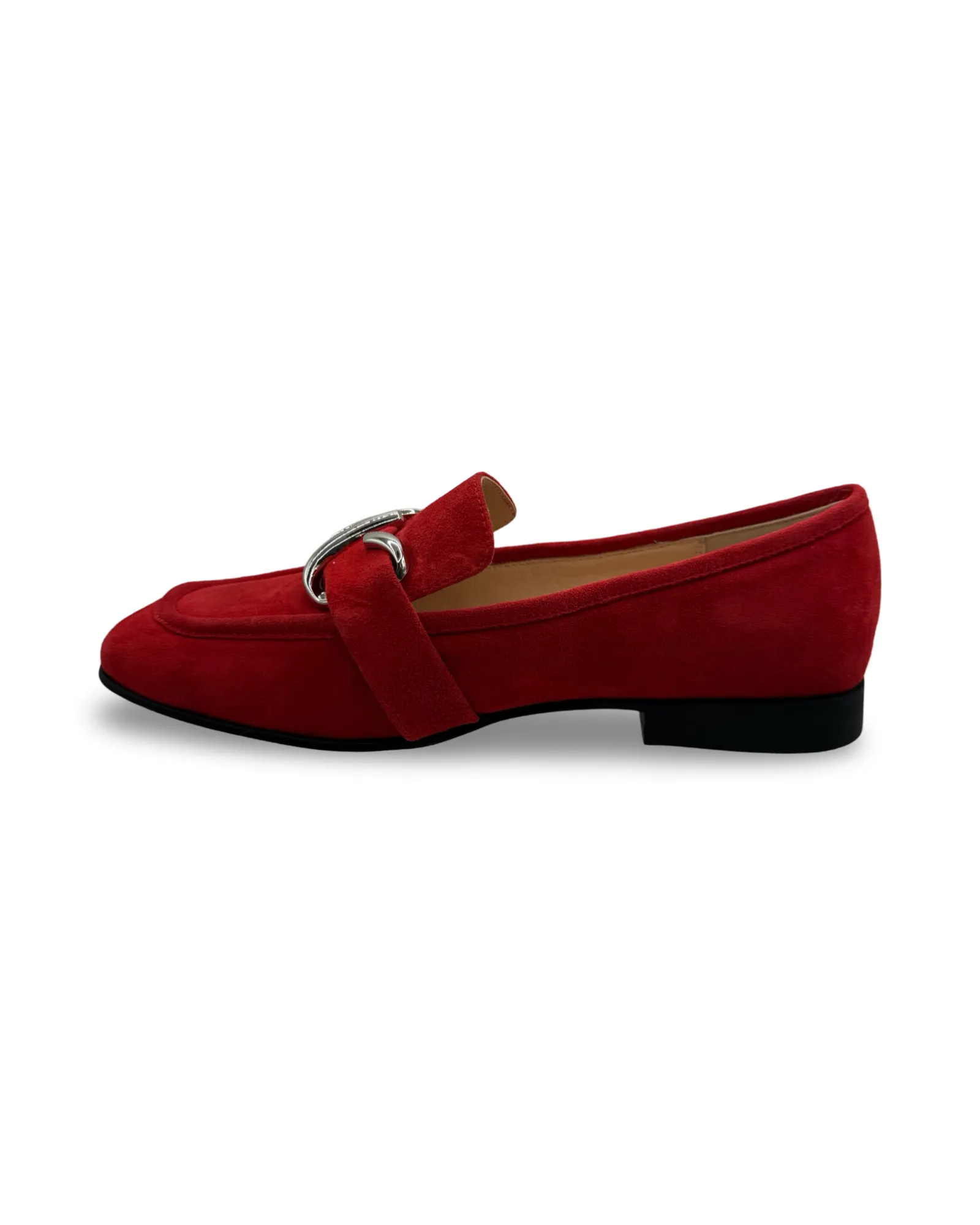Major Loafer By Mila Raine - Red suede