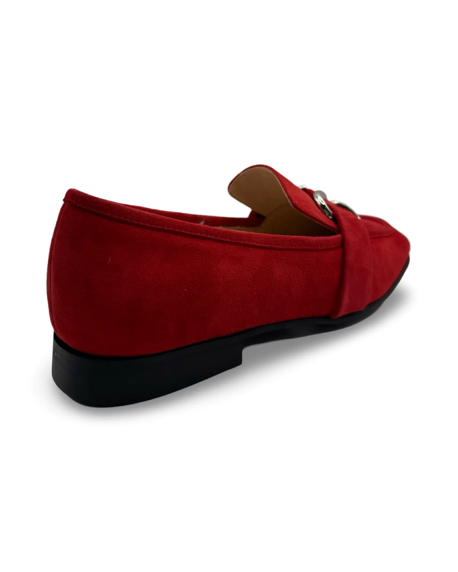 Major Loafer By Mila Raine - Red suede