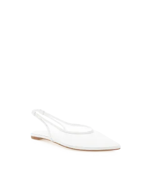 Margot Flats - White Mesh
