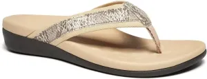 MEGNYA Womens Orthotic Flip Flops, Plantar Fasciitis Sandals for Flat Feet with Arch Support Thong Style Flip Flops, Comfortable Walking Sandals for Beach, Vacation
