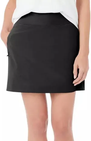 Member's Mark Women's 4-Way Stretch Skort (US, Alpha, XX-Large, Regular, Regular, Black)