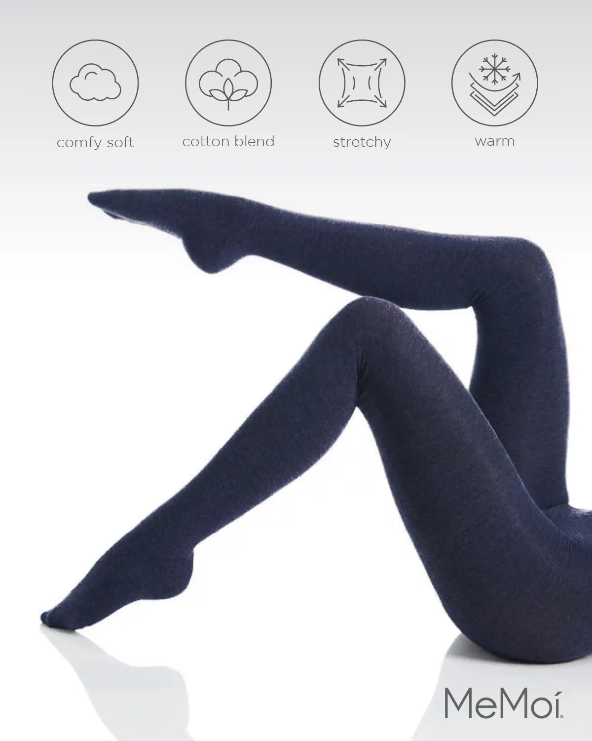 MeMoi Women's MO-325 Flat Knit Sweater Tights
