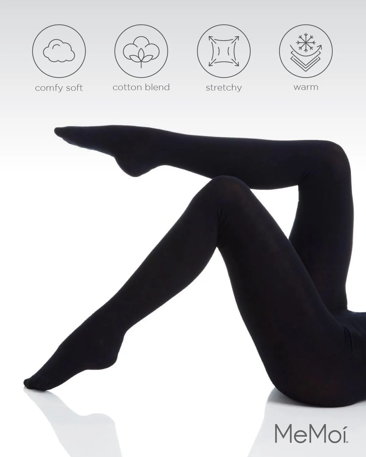 MeMoi Women's MO-325 Flat Knit Sweater Tights