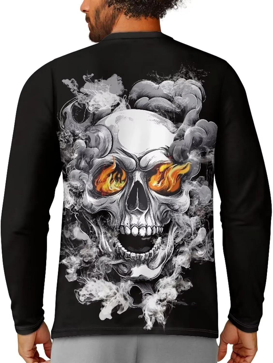 Men's Long Sleeve Tees T-Shirt Athletic Shirt for Men Casual Pullover Tops Quick Dry Casual Wear for Hiking Running
