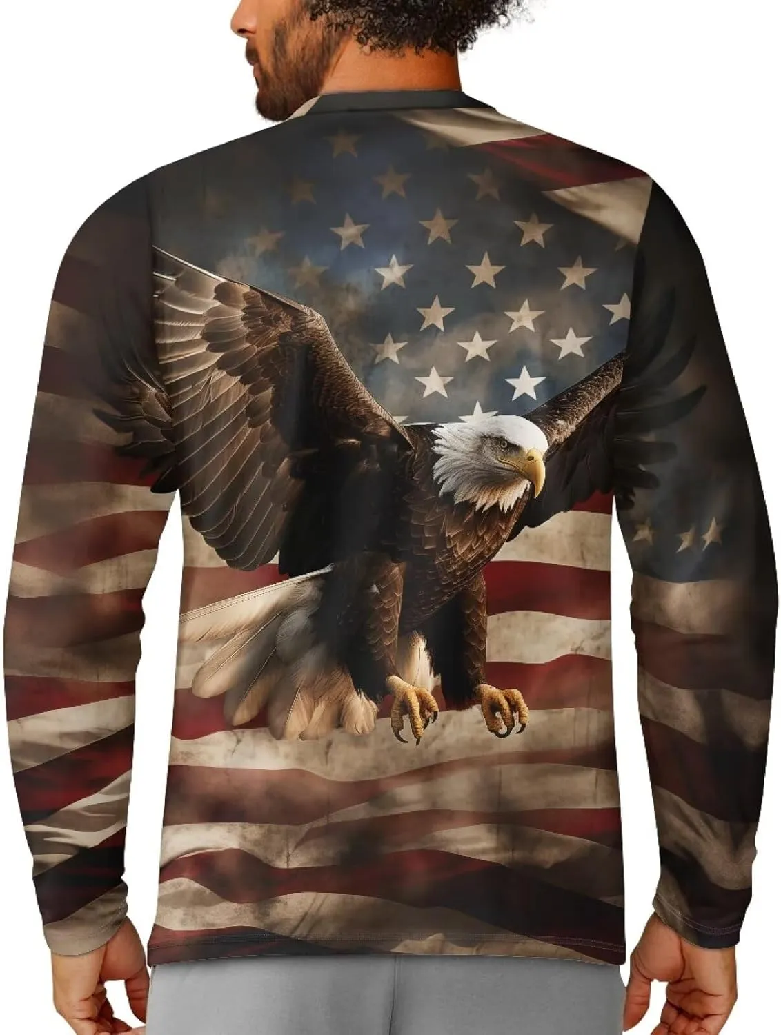 Men's Long Sleeve Tees T-Shirt Athletic Shirt for Men Casual Pullover Tops Quick Dry Casual Wear for Hiking Running