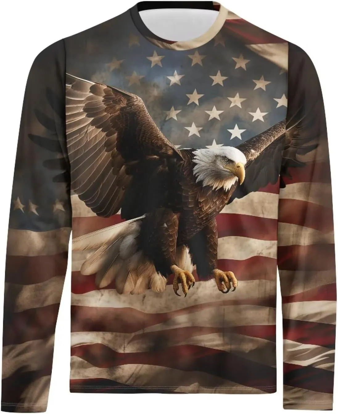 Men's Long Sleeve Tees T-Shirt Athletic Shirt for Men Casual Pullover Tops Quick Dry Casual Wear for Hiking Running