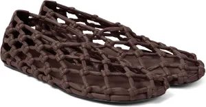 Mesh Ballet Flats for Women Woven Hollow Beach Ballerina Flats Comfortable Casual Slip on Mary Jane Flats