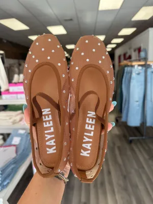 Mesh Sparkle Ballet Flat