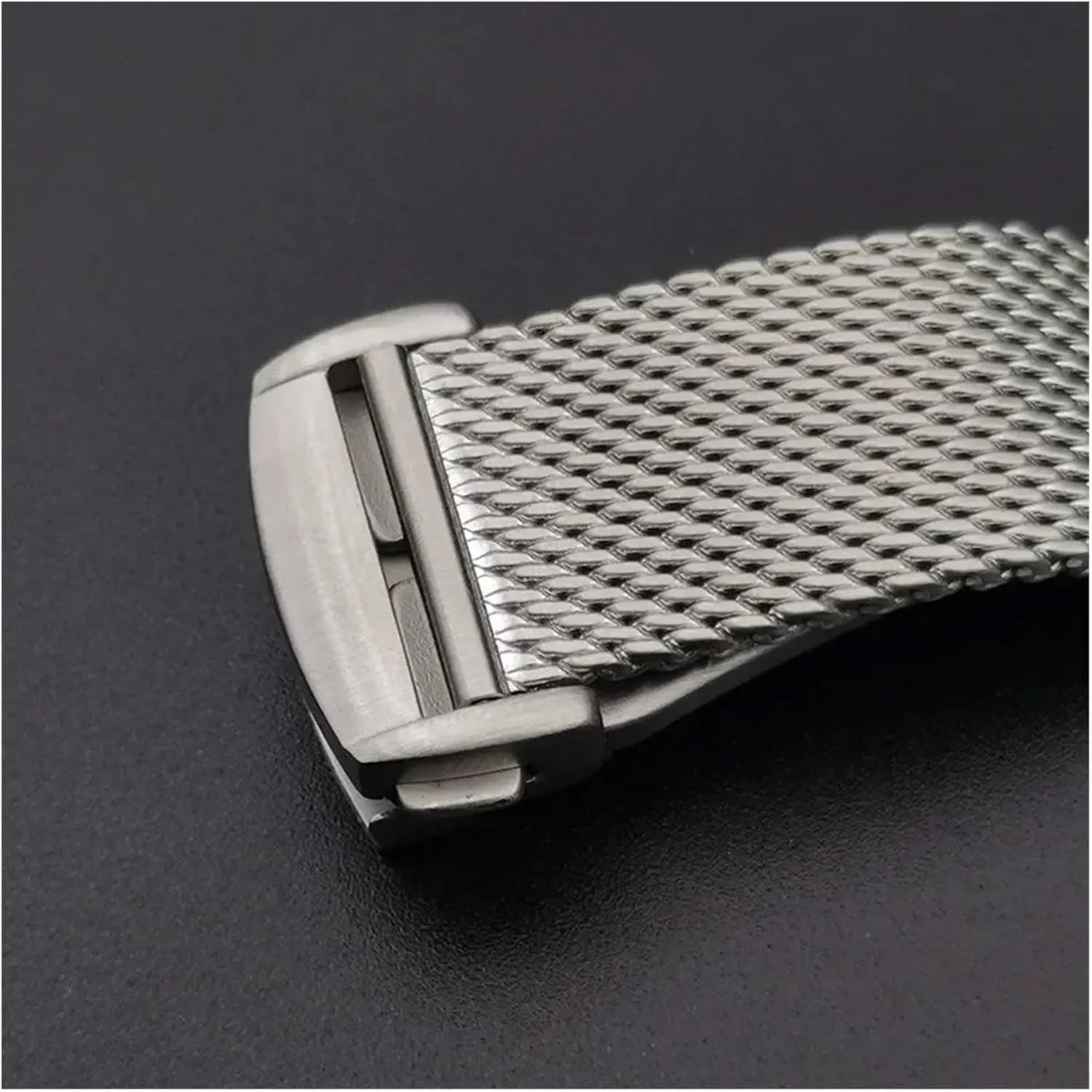 Mesh Stainless Steel Strap 20mm 22mm For Omega 007 Diver 300 Watch Band Men Metal Folding Buckle Watchband Bracelet