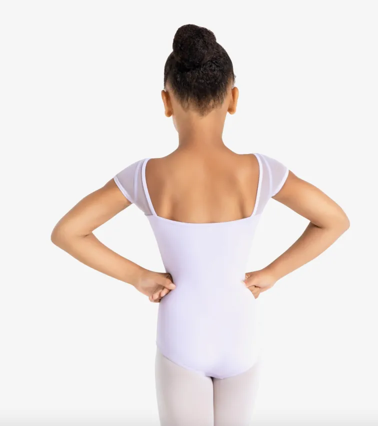 Mesh Yoke Leotard - Child
