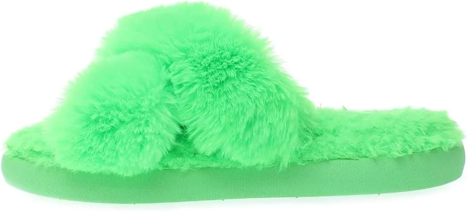Millffy womens slippers cross band Mrs slip on flip flop slippers open toe house slippers for summer