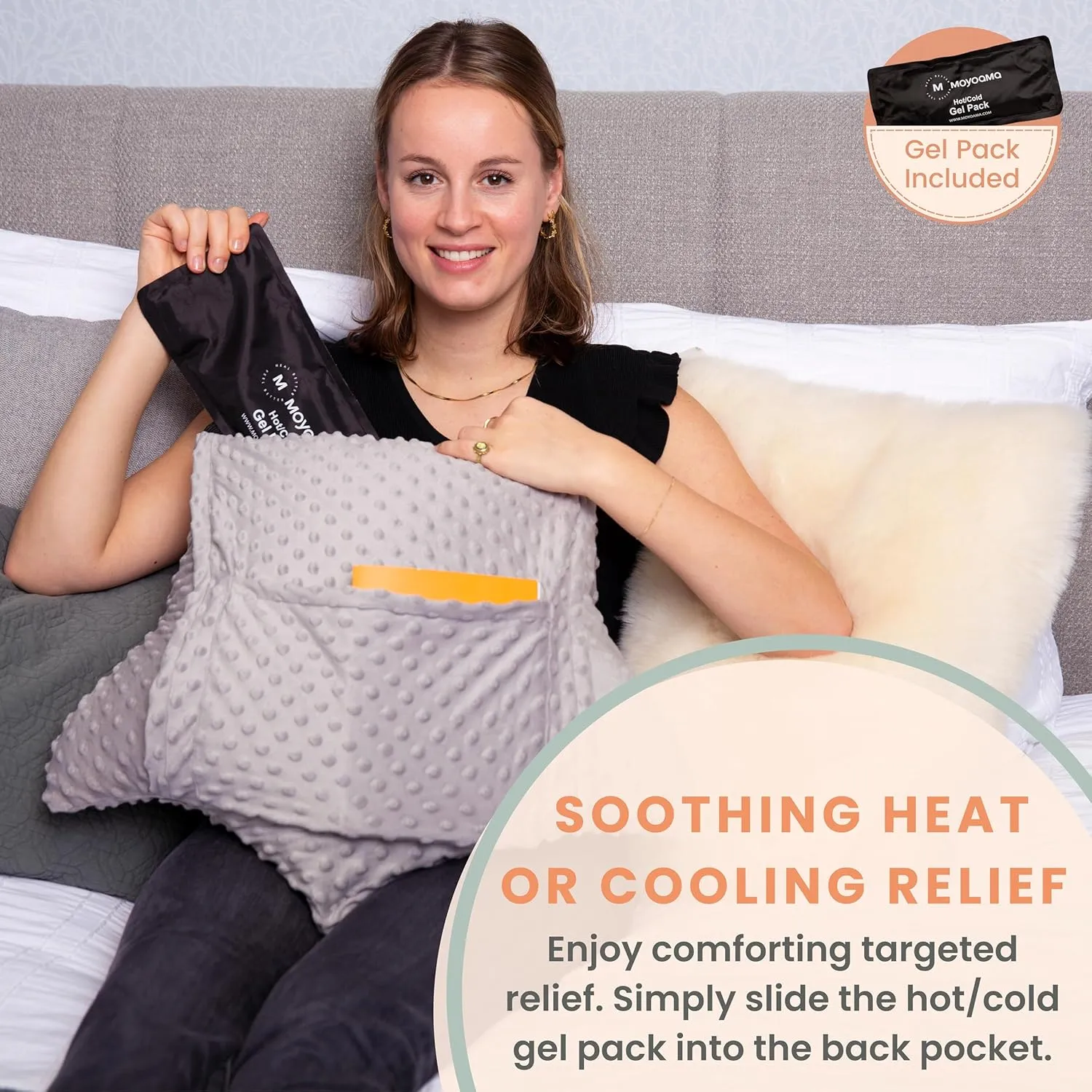 MOYOAMA Hysterectomy Pillow Post Surgery for Hysterectomy Recovery Must Haves- Surgery Pillow for Abdomen, Abdominal Pillow Post Surgery, Abdominal Surgery Recovery Pillow for Hysterectomy Gifts