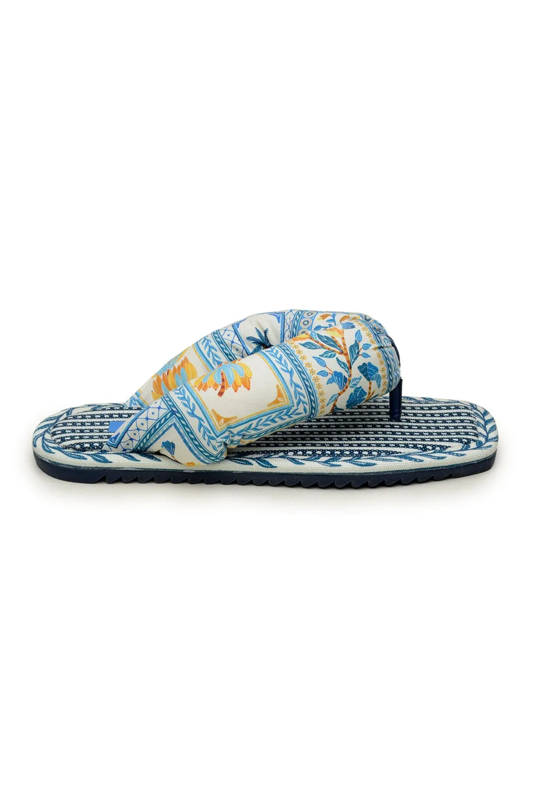 NAVY PUFFY FLIP FLOP