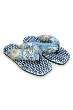 NAVY PUFFY FLIP FLOP