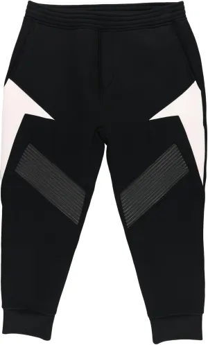 Neil Barrett Mens Knit Casual Sweatpants, Black, X-Large