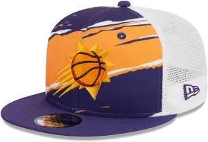 New Era Phoenix Suns 9FIFTY Tear Mesh Trucker Cap, Adjustable Hat Purple