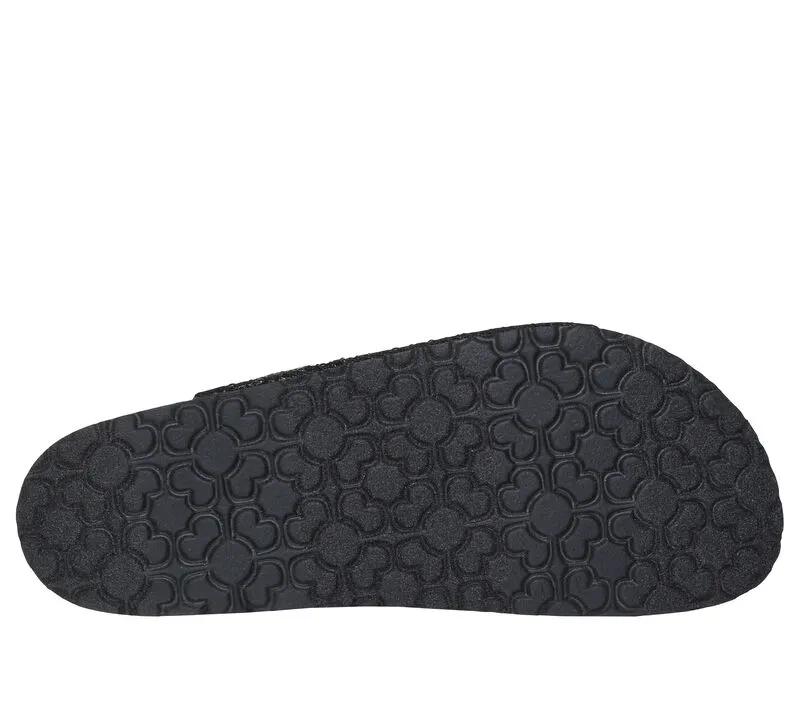 NEW Women's SKECHERS ARCH FIT GRANOLA - CASUALLY STUNNING Black KNIT Sandals AUTHENTIC IN BOX