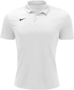 Nike Mens Dri-FIT Short Sleeve Polo Shirt (White, Large)